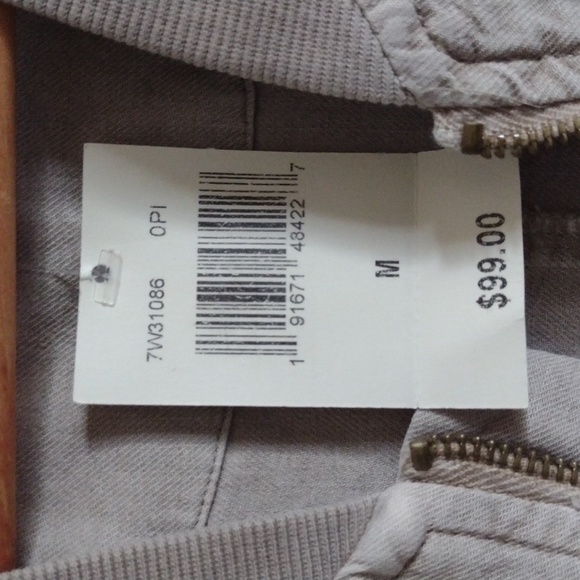 Lucky Brand * Linen Blend * Bomber Jacket *  Medium * Lagenlook - Picture 6 of 7